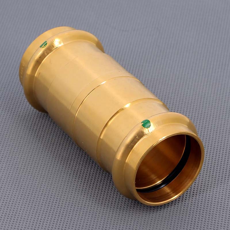 Муфта надвижная пресс Viega Sanpress 42 мм бронза 131494