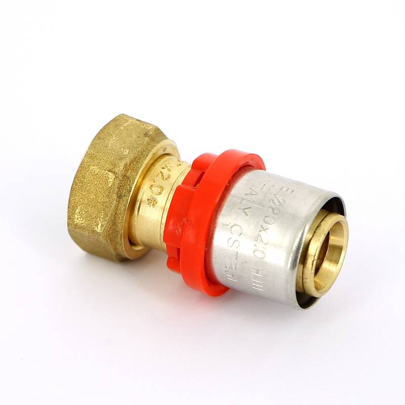 Муфта пресс Tiemme с накидной гайкой плоская прокладка 20х3/4 1650062