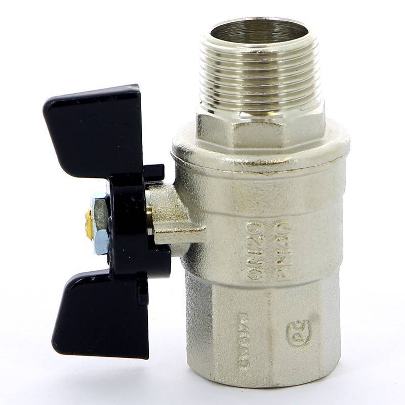 Кран шаровой Bugatti NEVADA НВ бабочка 3/4 4070071