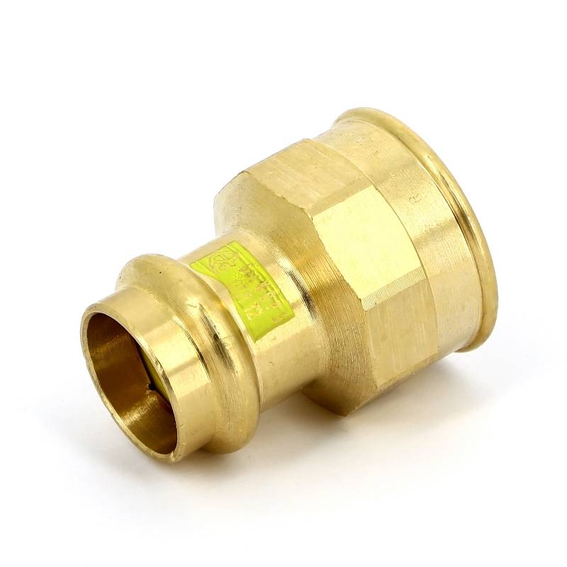 Муфта переходная пресс-В Viega Profipress G бронза 22х1 435158