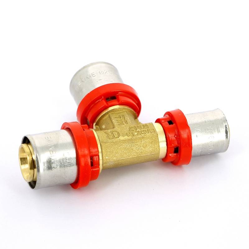 Тройник пресс Tiemme 20х20х16 мм 1650045