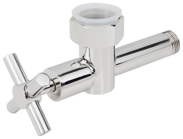 Вентиль запорный Стилье крестовой G 1 НГ x G 1/2 НР 01002-1012