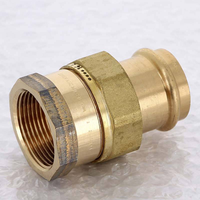 Муфта разъёмная пресс Viega Sanpress бронза 35x1 1/4 ВР 138875