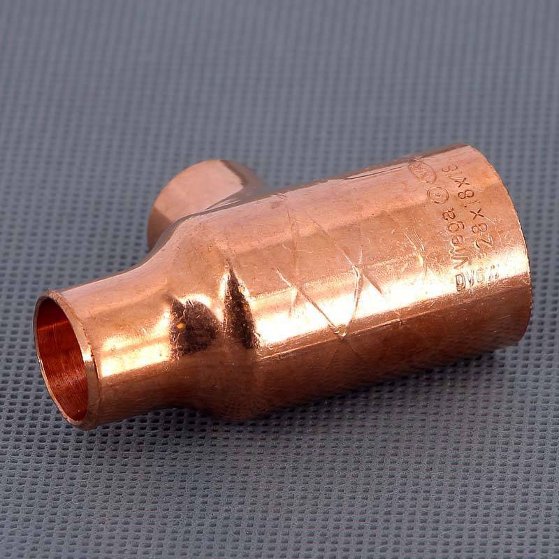 Тройник медный под пайку Viega 28х18х18 мм 114947