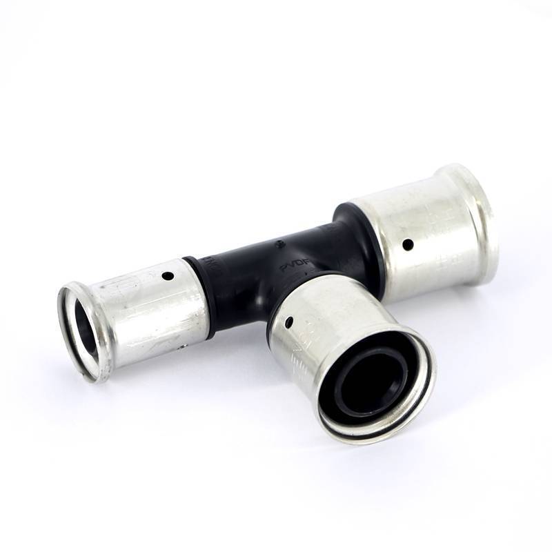 Тройник пресс HENCO PVDF 26х26х20 мм 11PK-262620