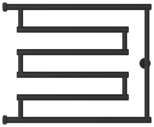 Полотенцесушитель водяной Сунержа High-Tech 650x500 мм темный титан муар 15-0052-5065