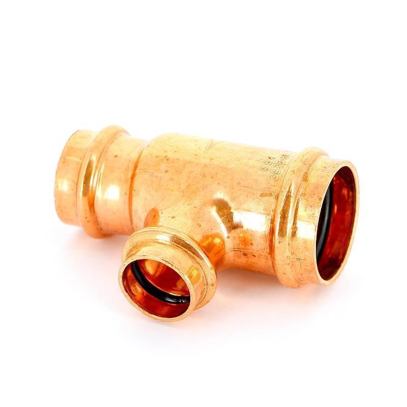 Тройник пресс IBP B Press 35х22х28 мм медь P5130 03522028