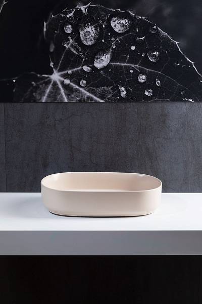 Раковина накладная Allen Brau Fantasy 55 см бежевый 4.11022.IV