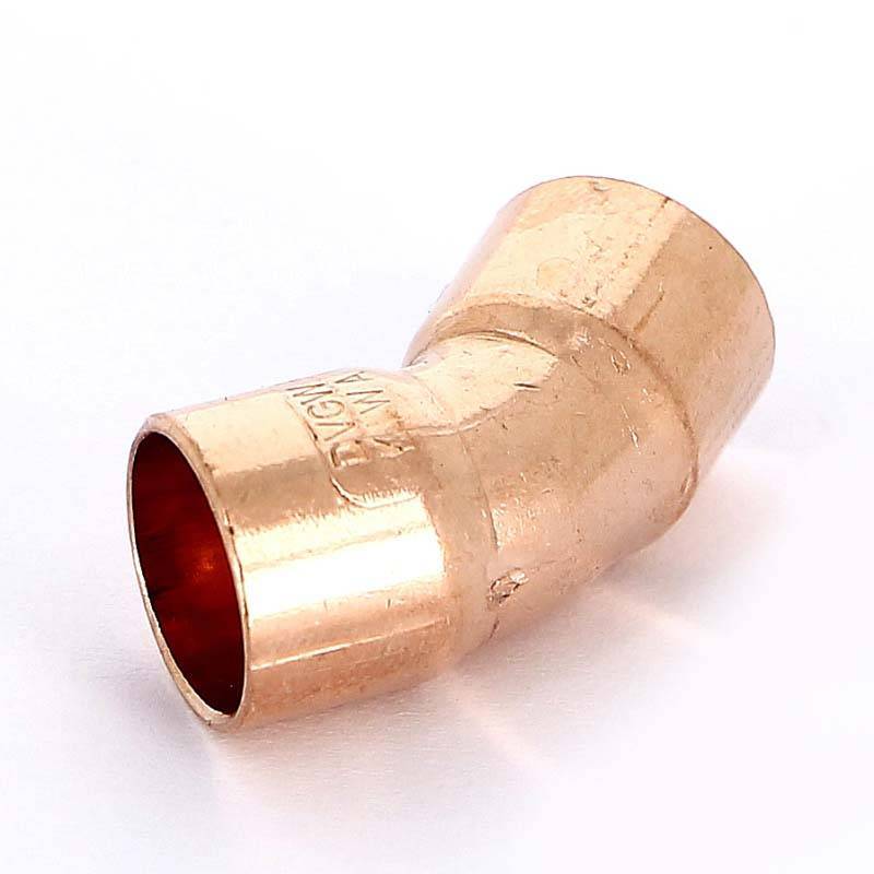 Угол двухраструбный 45 градусов пайка Viega 12 мм 103309