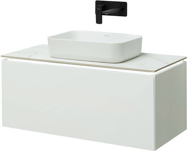 Тумба под раковину Allen Brau Infinity 100 см белый матовый 1.21004.WM