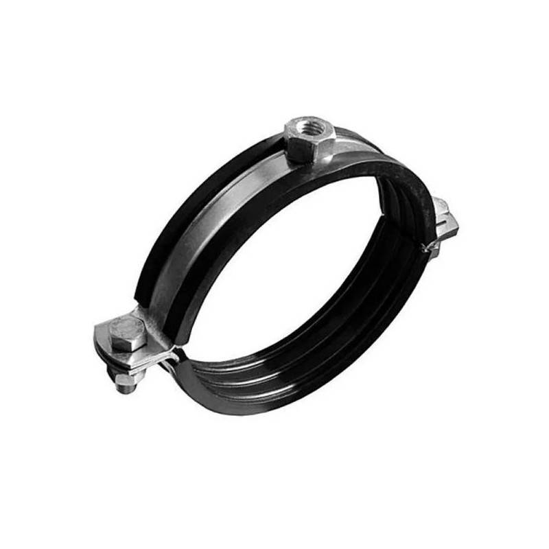 Хомут Sinikon 4 (106-111 мм) с резиновой прокладкой шпилькой и дюбелем KM400.R