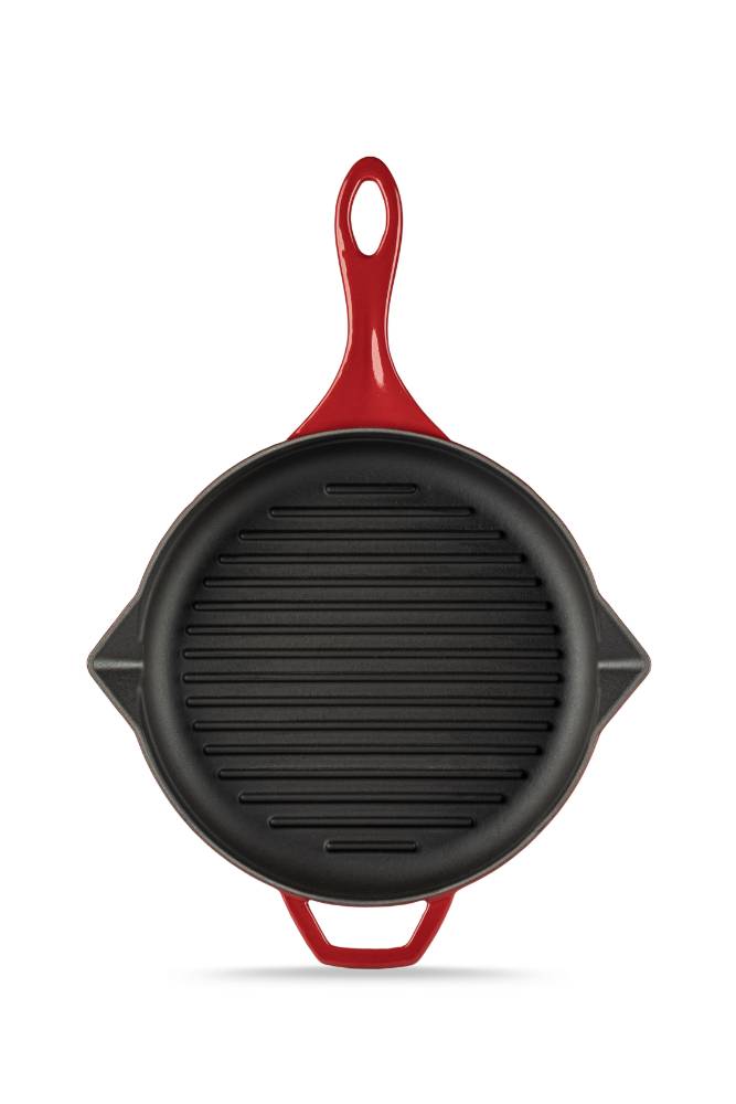 Сковорода-гриль чугунная Hosseven HS Y GTV 28 RED 28 см А755528