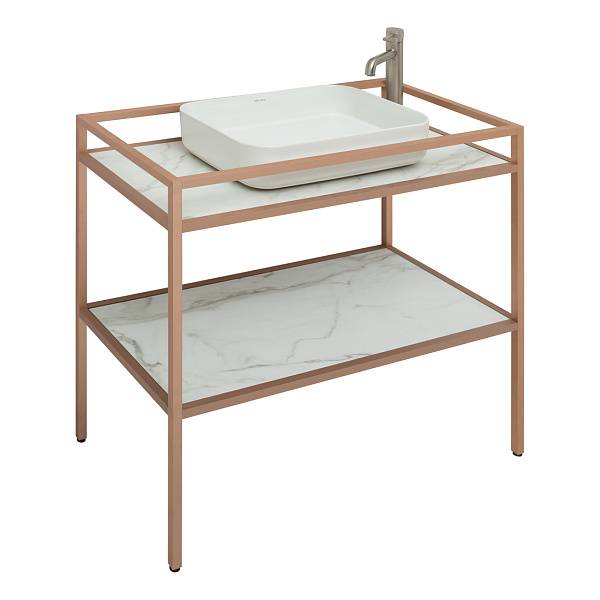 Консоль под раковину Allen Brau Liberty 90 см напольная медь 1.33004.60