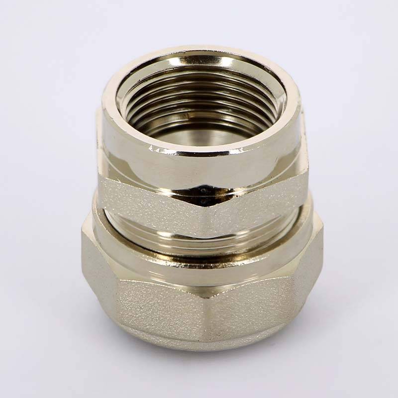 Муфта обжимная никелированная Uni-Fitt 26x3/4 ВР 661N8300