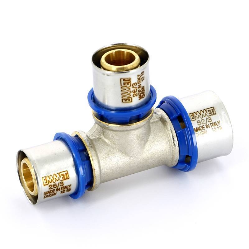 Тройник пресс EMMETI 26х32х26 мм 28101499