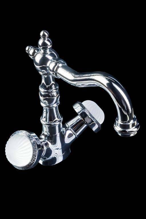 Смеситель для раковины высокий Boheme Satine хром 272-ST