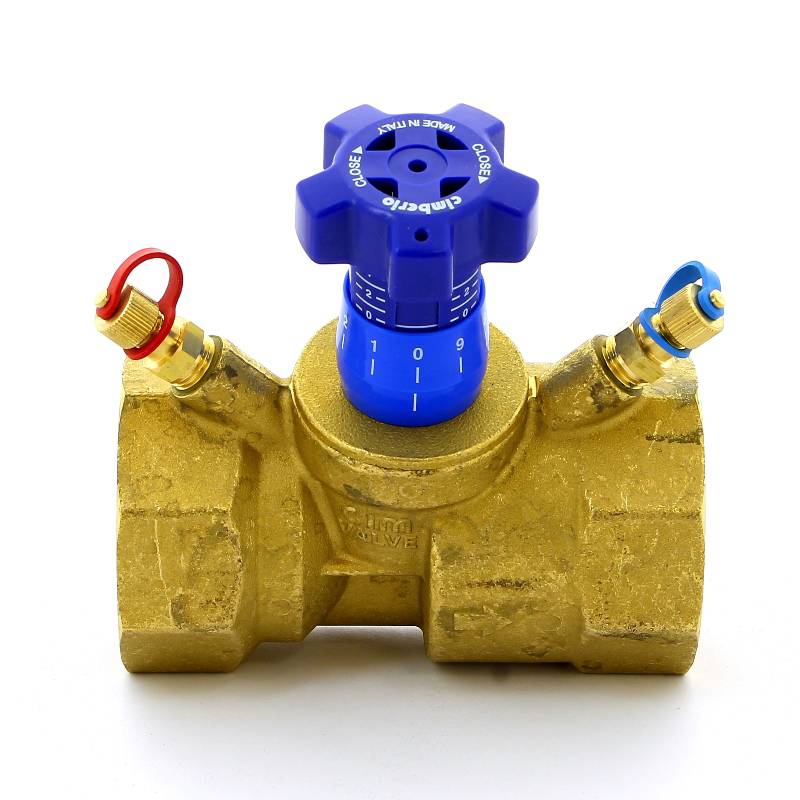 Клапан балансировочный ручной Cimberio CIM 787OT 2 ВВ с 2 ниппелями CIM 787OT 2