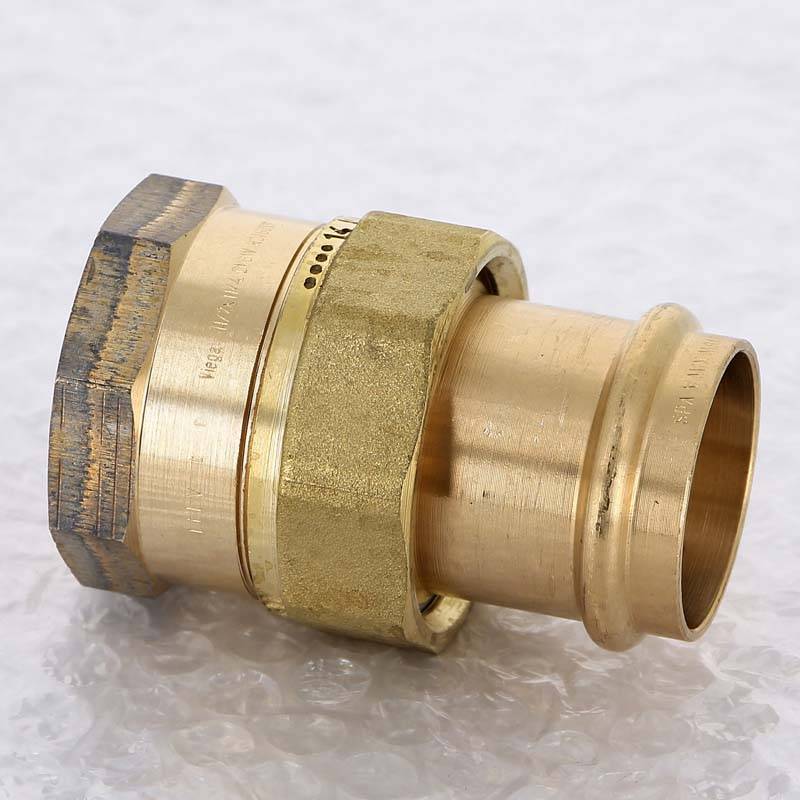 Муфта разъёмная пресс Viega Sanpress бронза 35x1 1/4 ВР 138875