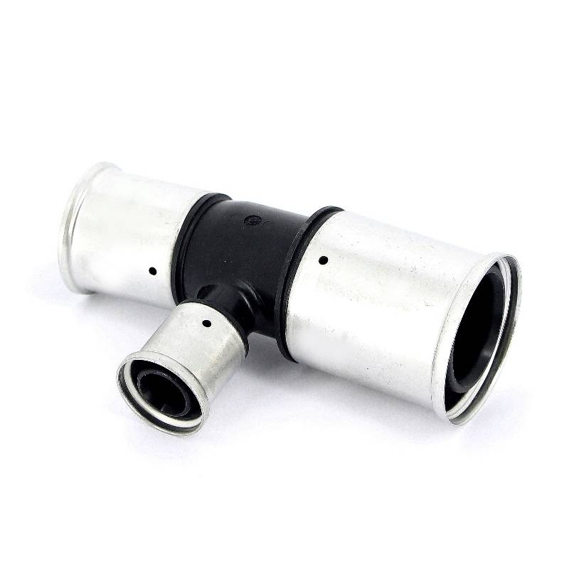 Тройник пресс PVDF Henco 50х26х40 мм 11PK-502640