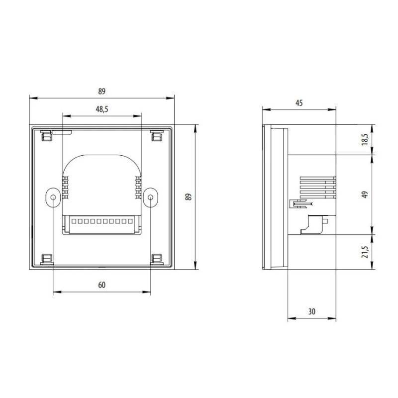 Регулятор электронный программный Varmann Vartronic сенсорный белый 24 В 703202