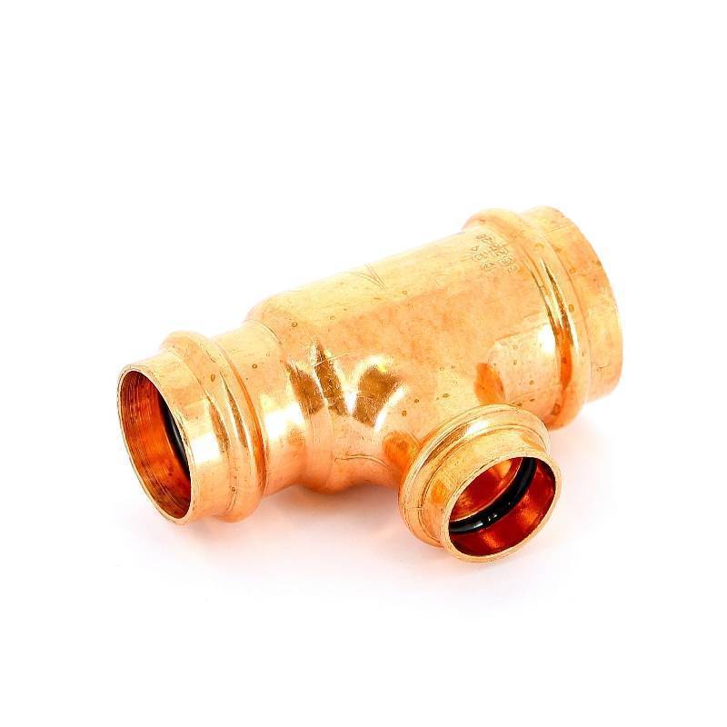 Тройник пресс IBP B Press 35х22х28 мм медь P5130 03522028