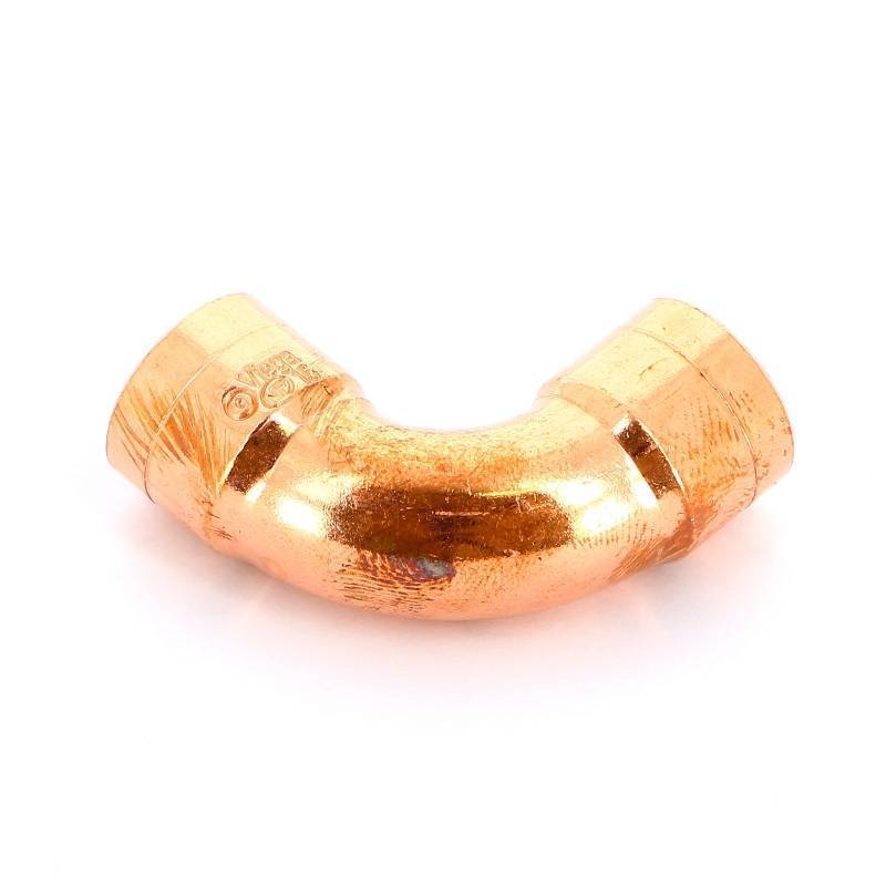 Отвод двухраструбный Viega 95002A под пайку 15 мм 90° 100018