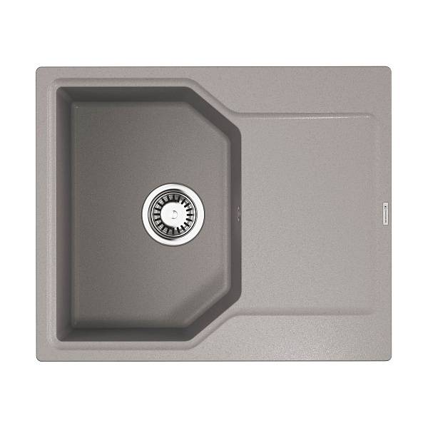 Кухонная мойка Omoikiri Yonaka 61-GR Artgranit 61.5x51 см leningrad grey 4993636