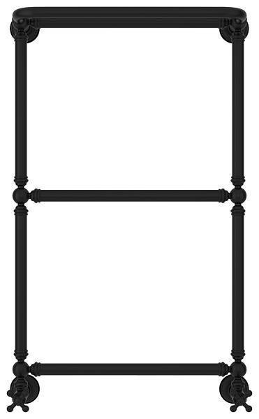 Полотенцесушитель водяной Сунержа Ренессанс 500x860 мм матовый черный 31-0281-8650