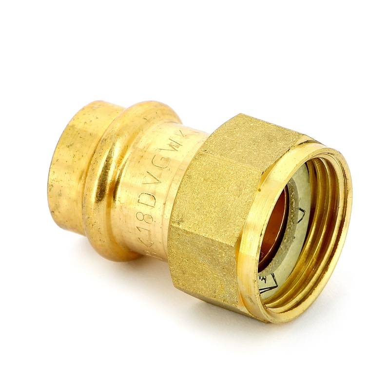 Муфта пресс IBP >B< Press 18 мм х 3/4 с накидной гайкой бронза P4355 01806000
