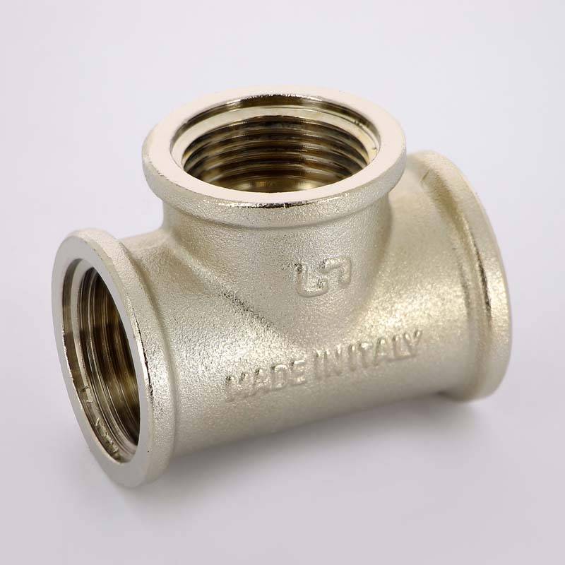 Тройник никелированный Uni-Fitt 1 ВР-ВР-ВР 615N4440