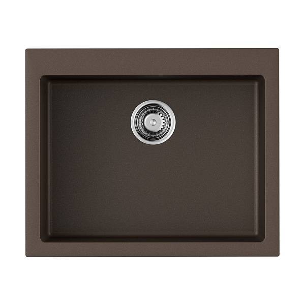 Кухонная мойка Omoikiri Bosen 61-DC Tetogranit 61 x 50 см темный шоколад 4991213