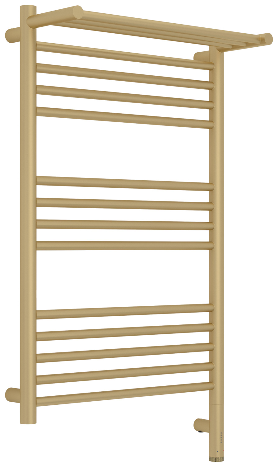 Полотенцесушитель электрический Сунержа Богема 3.1 с 1 полкой 50х80 см правый шампань матовая 022-6007-8050