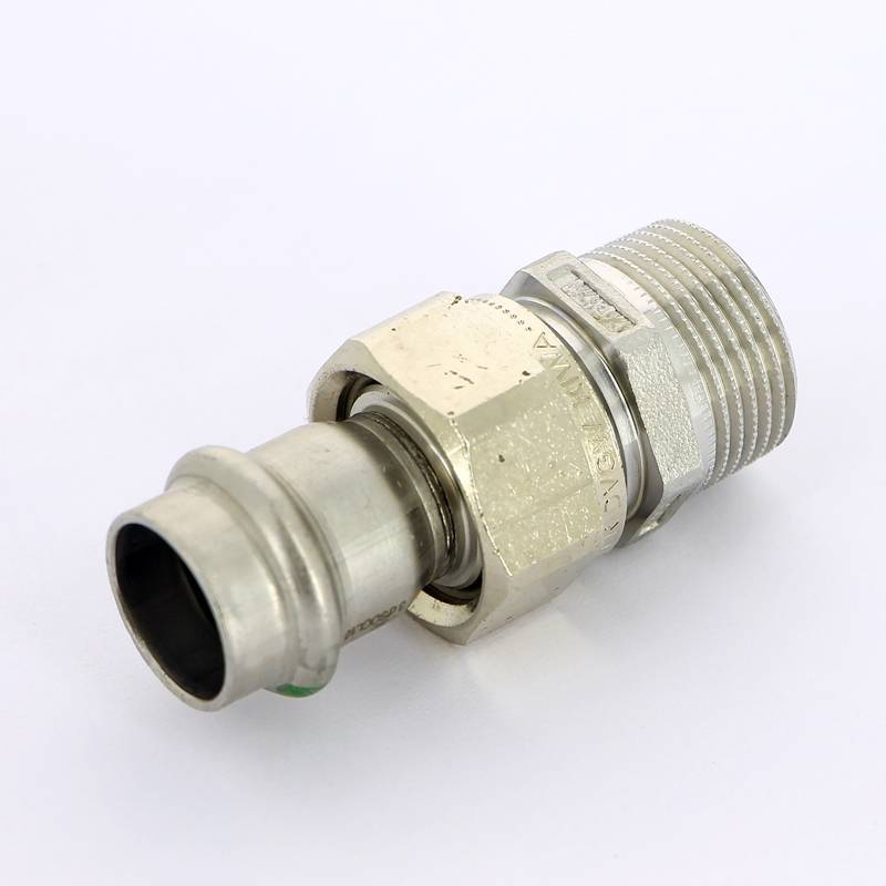 Муфта пресс Viega Sanpress Inox 15 мм с разъемным соединением нержавеющая сталь 437398