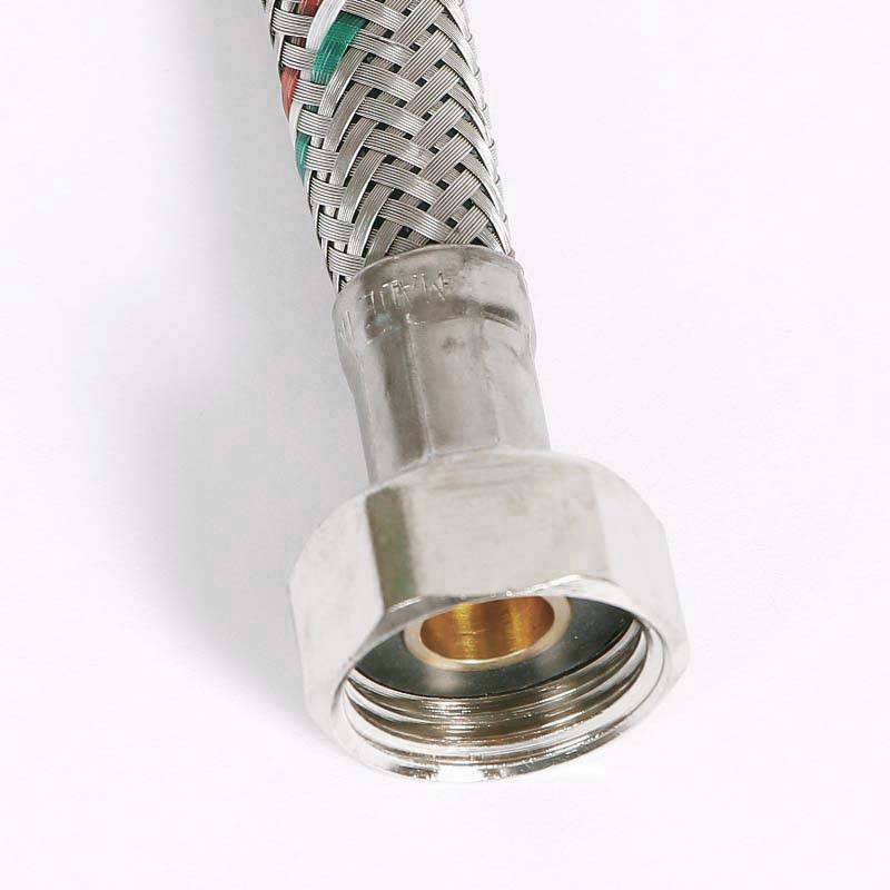 Гибкая подводка для воды Uni-Fitt DN 8 1/2 ВВ 180 см нержавеющая сталь 500S2018