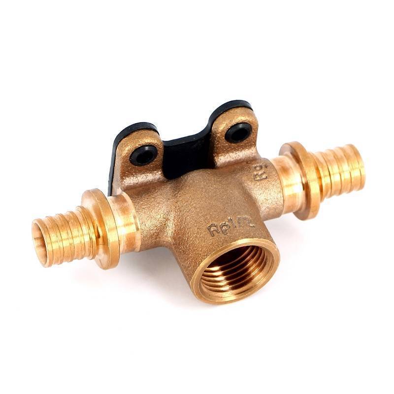 Водорозетка надвижная проходная REHAU RAUTITAN RX 16x1/2x16 ВР бронза 456291