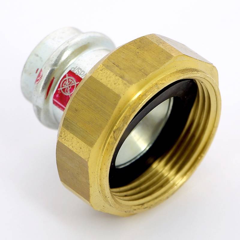 Муфта пресс Viega Prestabo с накидной гайкой 22х1 1/4 оцинкованная сталь 601072