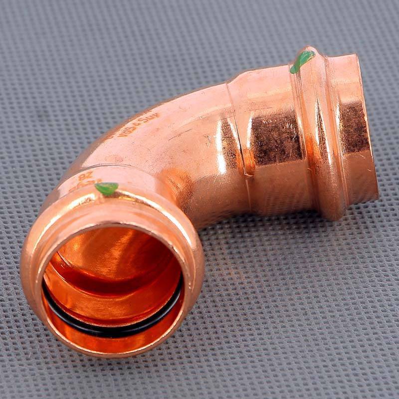 Угол 90° пресс медный Viega Profipress 28 мм 291525