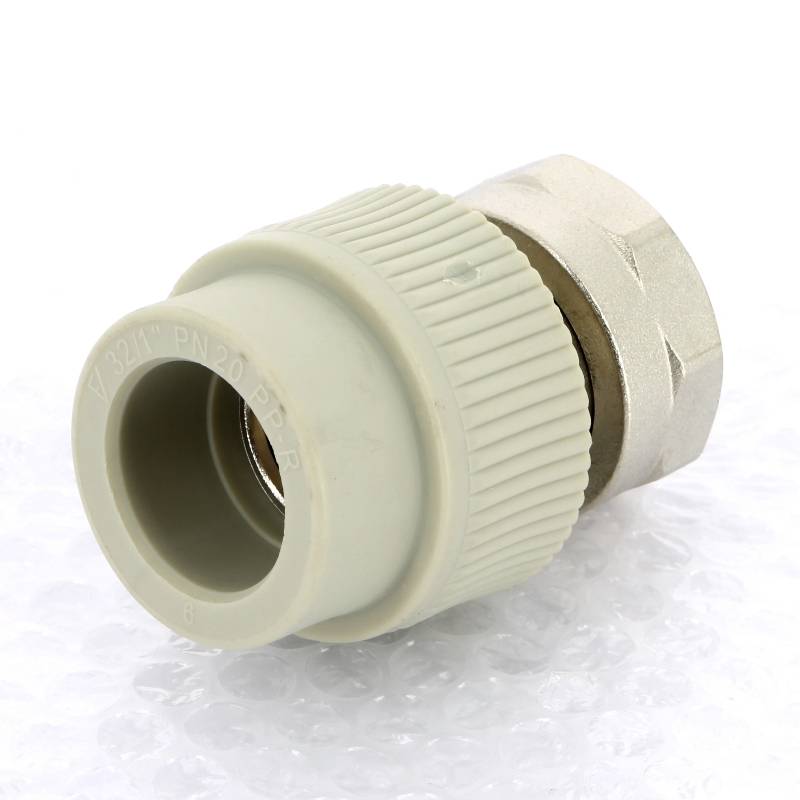 Муфта полипропиленовая FV-Plast с накидной гайкой и вварным патрубком 32x1 1/4 223032