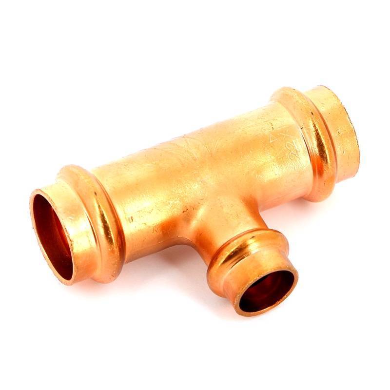 Тройник пресс IBP 22х15х22 мм медь P5130 02215022