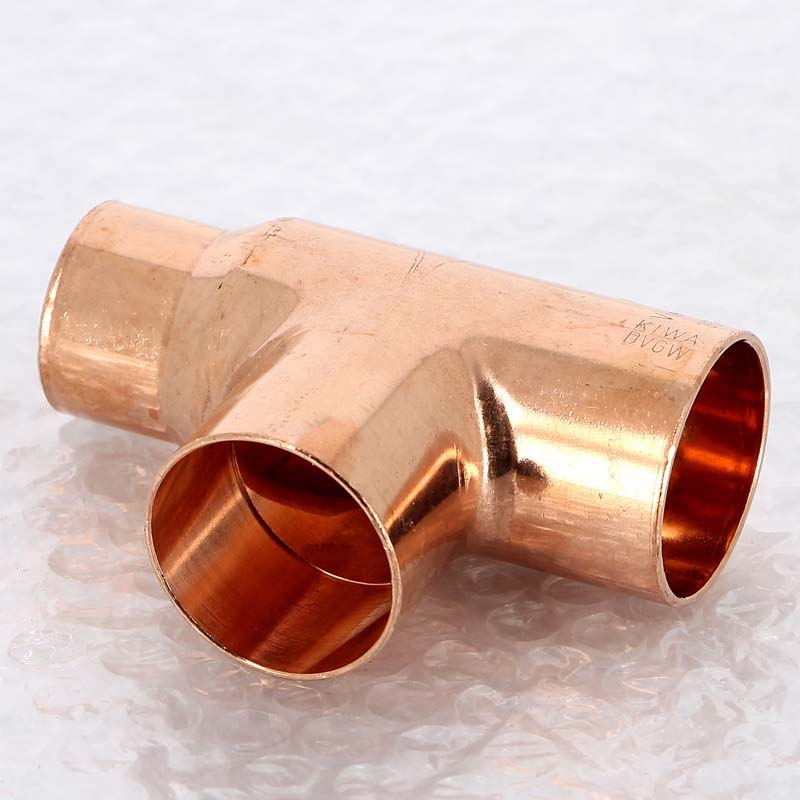 Тройник медный Viega под пайку 35х35х28 мм 117580