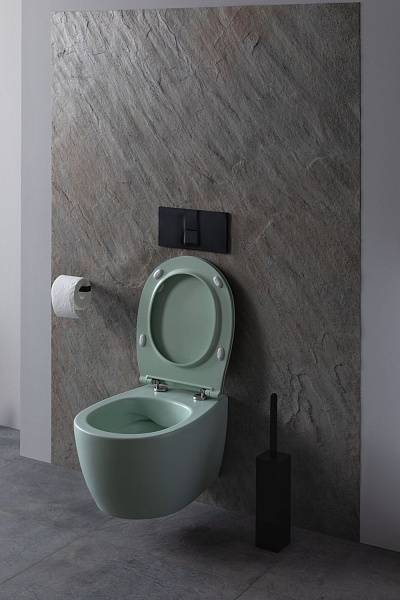 Чаша подвесного унитаза Allen Brau Fantasy зеленый 4.11004.MT