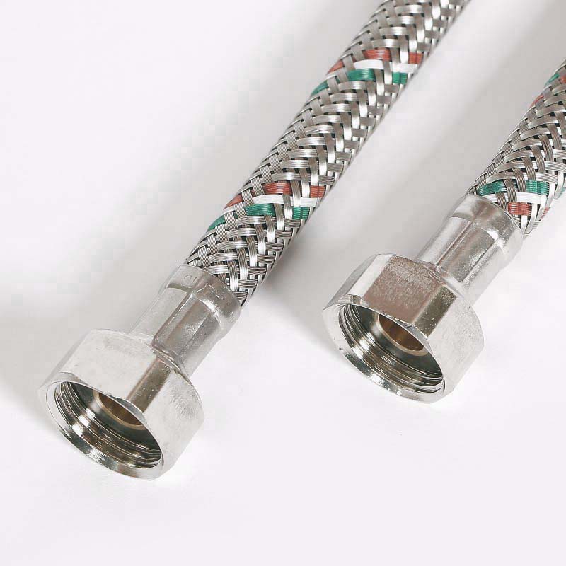 Гибкая подводка ВВ 1/2, 80 см, DN 8, оплётка из нерж. стали