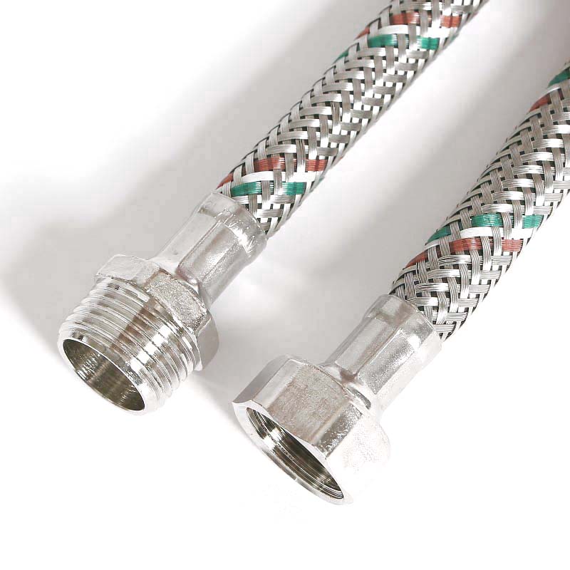 Гибкая подводка НВ 1/2, 60 см, DN 8, оплётка из нерж. стали