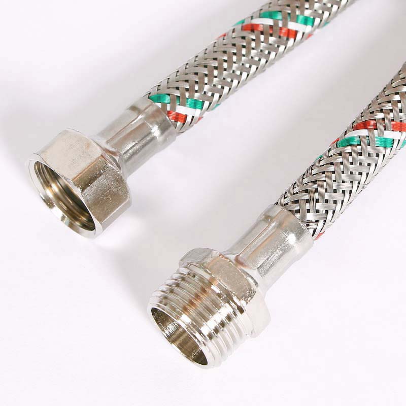 Гибкая подводка НВ 1/2, 150 см, DN 8, оплётка из нерж. стали