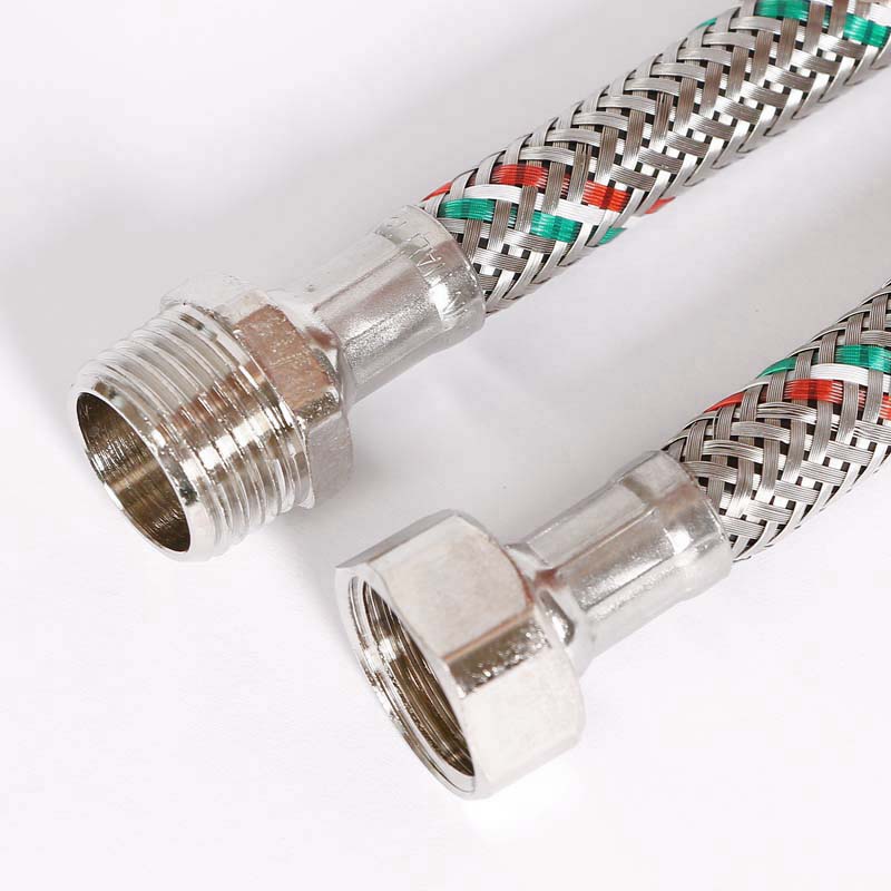 Гибкая подводка НВ 1/2, 250 см, DN 8, оплётка из нерж. стали