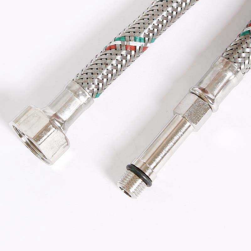 Гибкая подводка для смесителя МL10х1 - 1/2, 150 см, удл. штуцер, DN 8, оплётка из нерж. стали