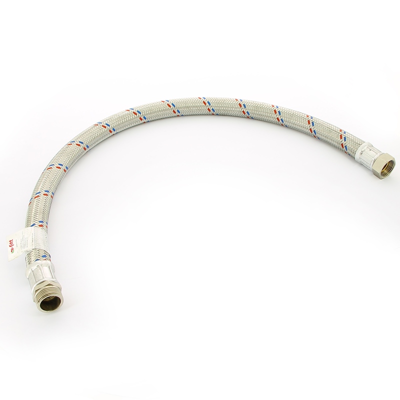 Гибкая подводка антивибрационная НВ 1, 100 см, DN 25, оплётка из нерж. стали