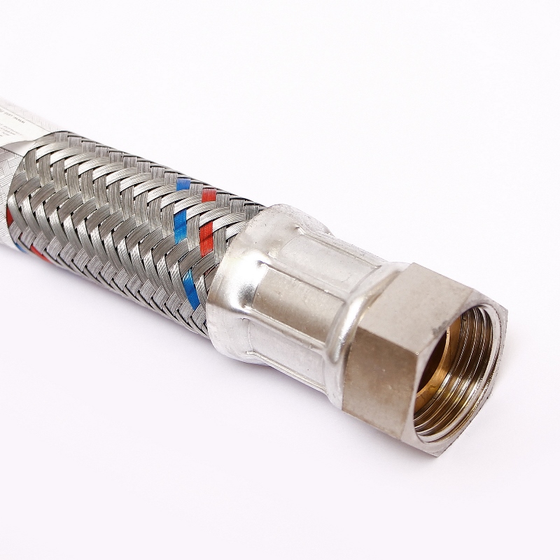 Гибкая подводка антивибрационная НВ 1, 100 см, DN 25, оплётка из оцинкованной стали