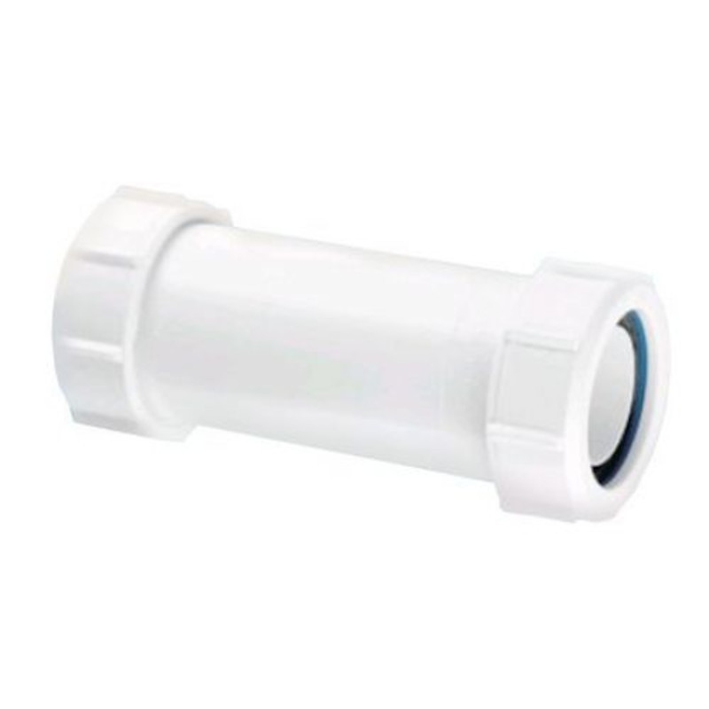 Муфта компрессионная удлиненная Jimten 50x50 мм белая 22062