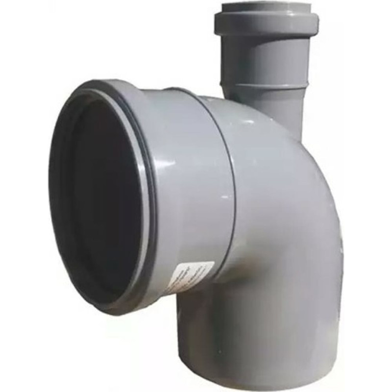 Отвод с фронтальным патрубком 110 х 50 (выход сзади) СТАНДАРТ